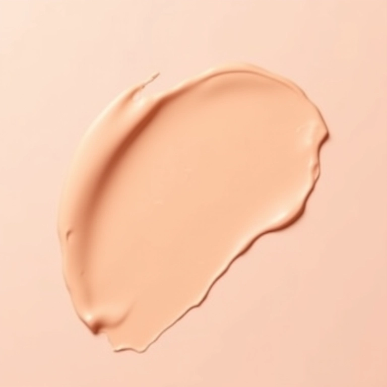 Alta pigmentação do corretivo oil-free em close-up.