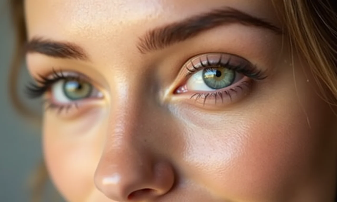 Aplicação de corretivo de alta fixação para cobrir olheiras.