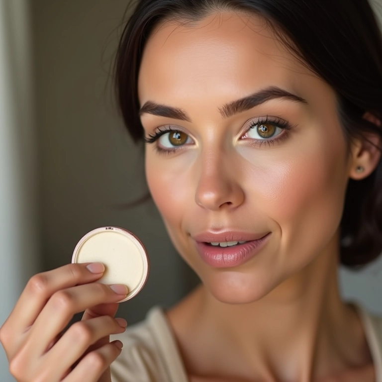 Aplicando pó compacto oil-free corretamente.