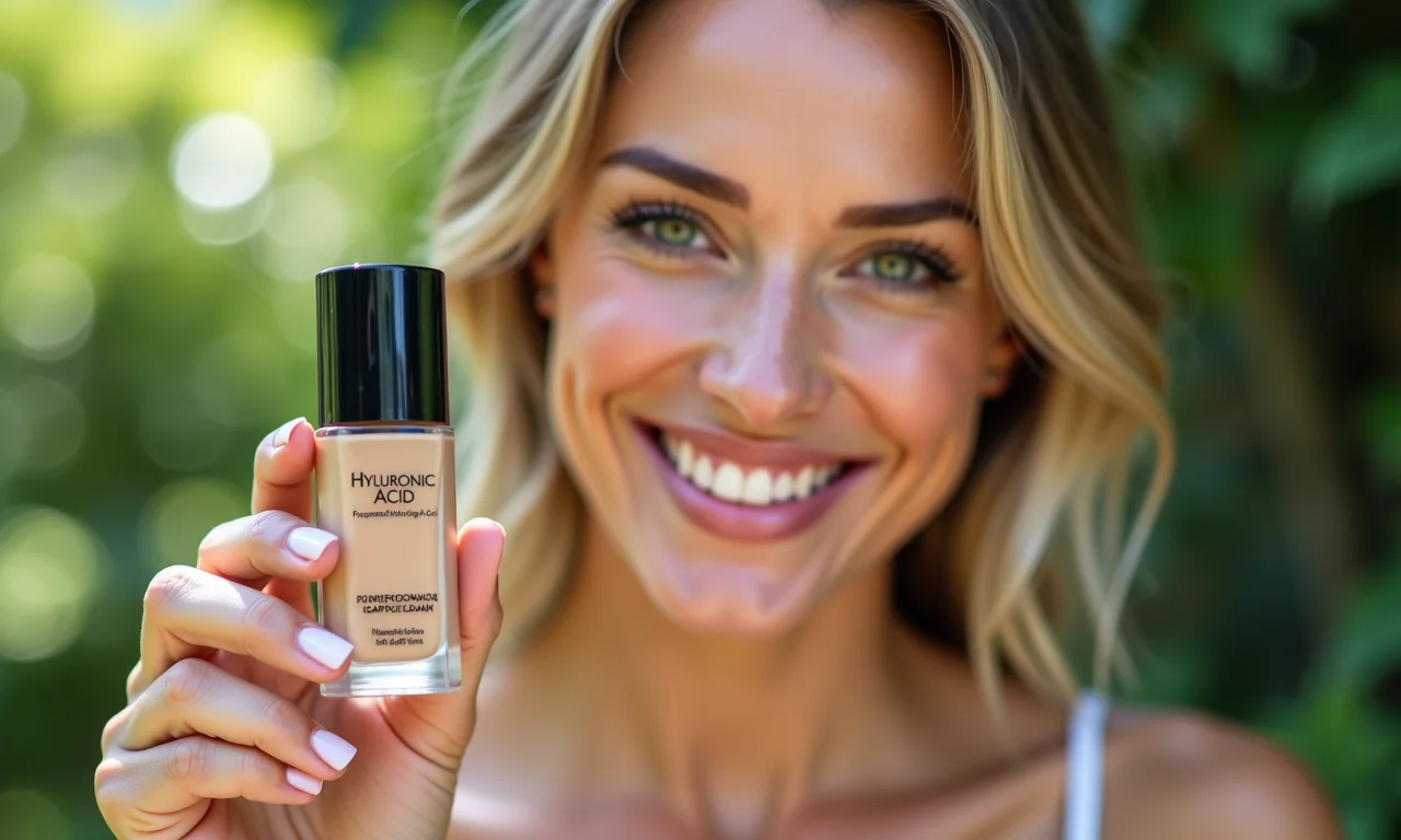 Base com ácido hialurônico para pele radiante.