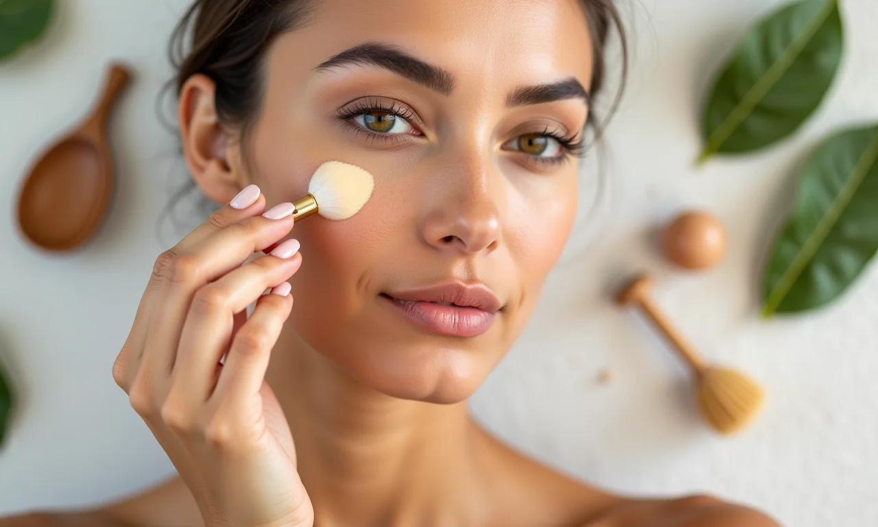 Base com ingredientes que cuidam da pele.