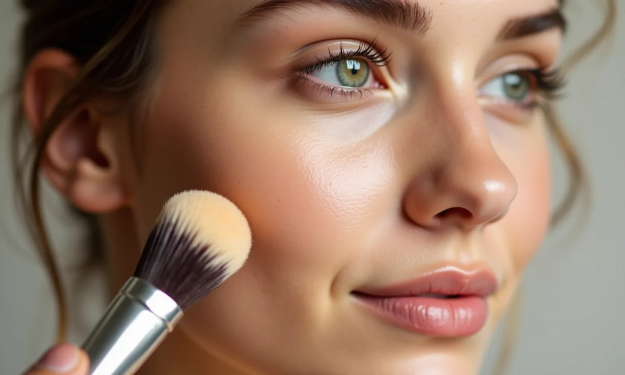 Base leve e iluminada para pele romântica.