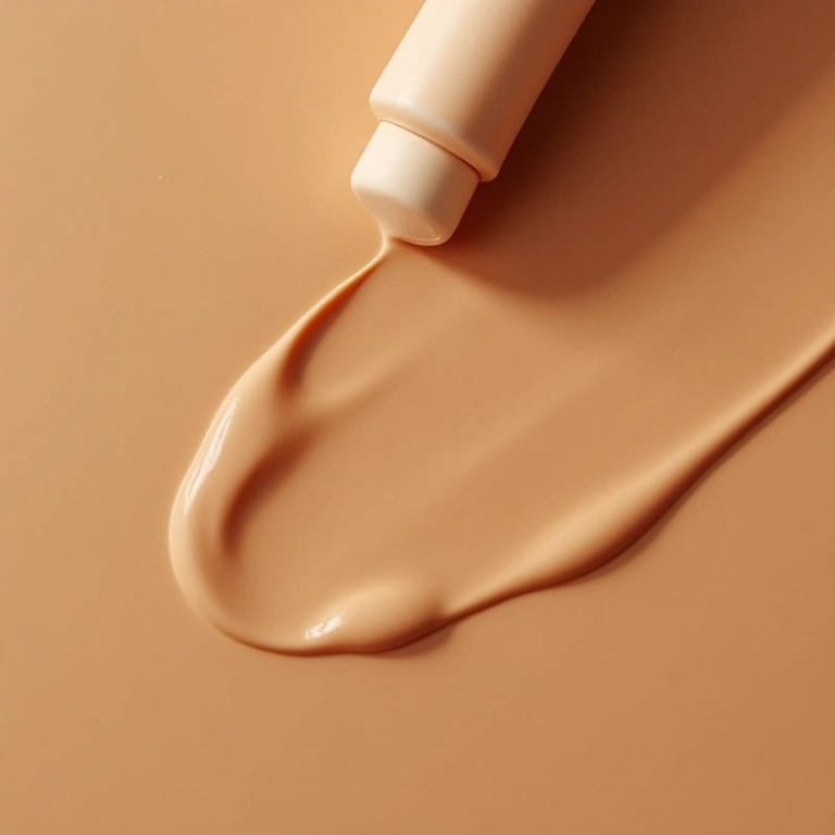 Base não comedogênica com ácido salicílico sendo aplicada na pele.