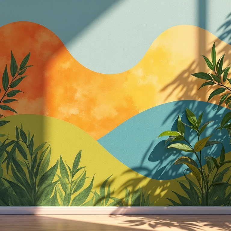 Base seladora mineral protegendo parede colorida da umidade.