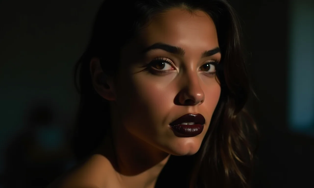 Batom escuro para um visual gótico suave na soft grunge.