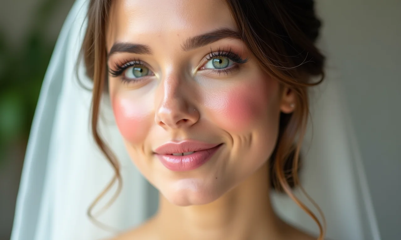 Blush rosado para um toque de saúde e frescor na maquiagem.