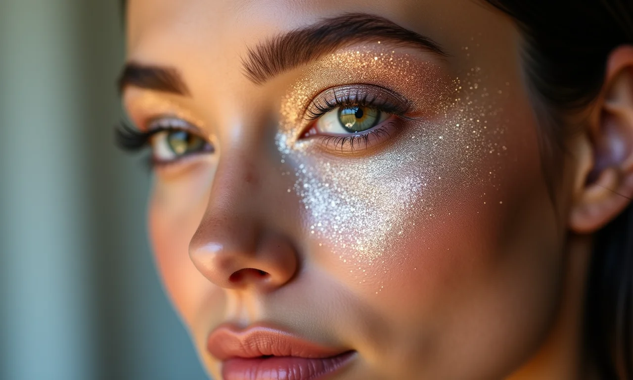 Brilho, muito brilho na maquiagem!