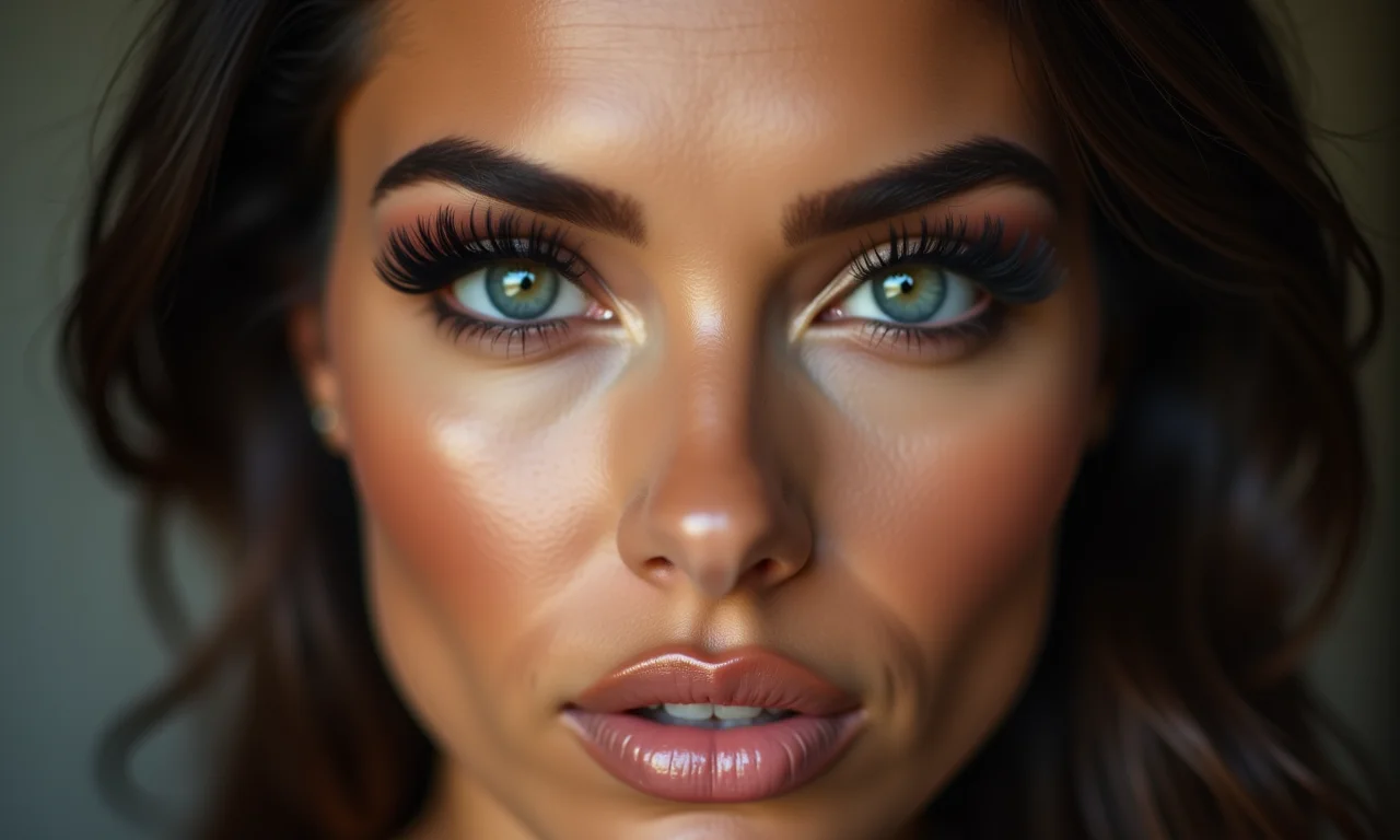 Cílios postiços para um olhar mais dramático.