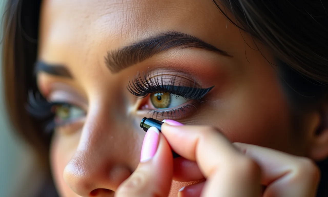 Cílios postiços para um olhar marcante.