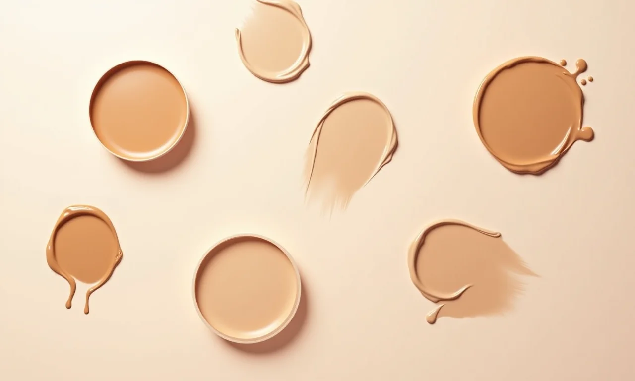 Colagem de marcas nacionais e importadas de bases cushion.