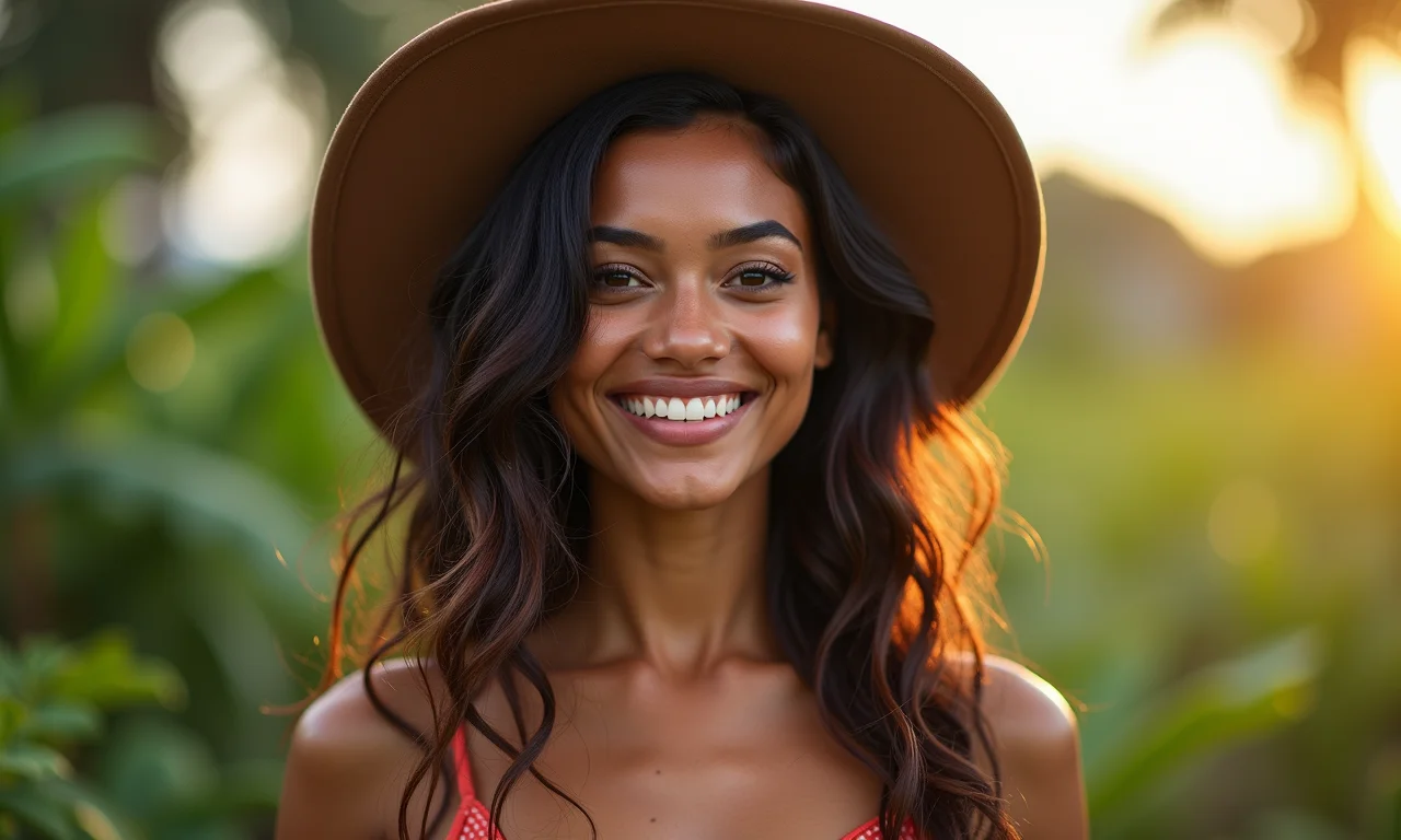 Confiança e atitude positiva com maquiagem coquette.