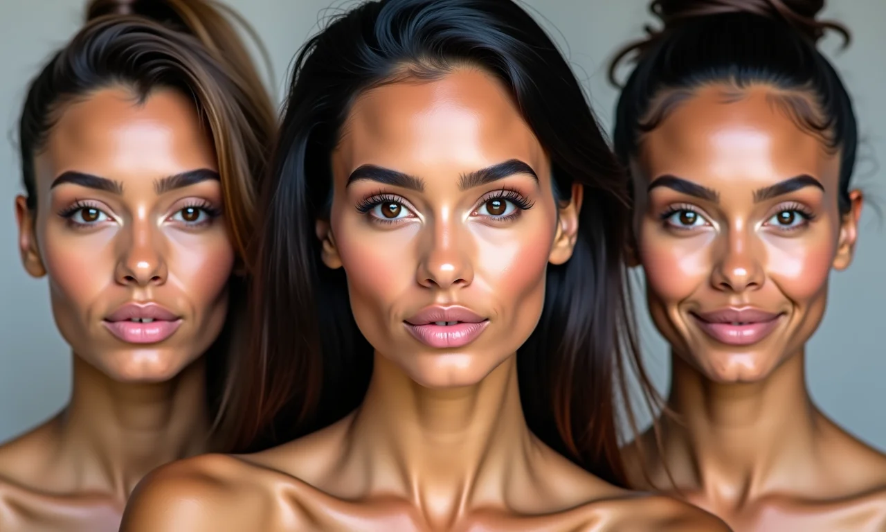 Contorno adaptado a diferentes formatos de rosto.