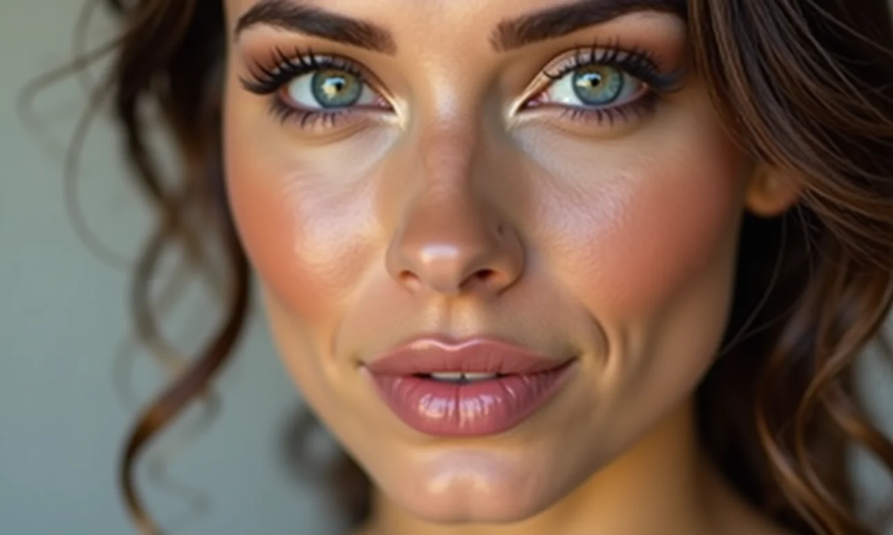 Contorno e iluminação facial.