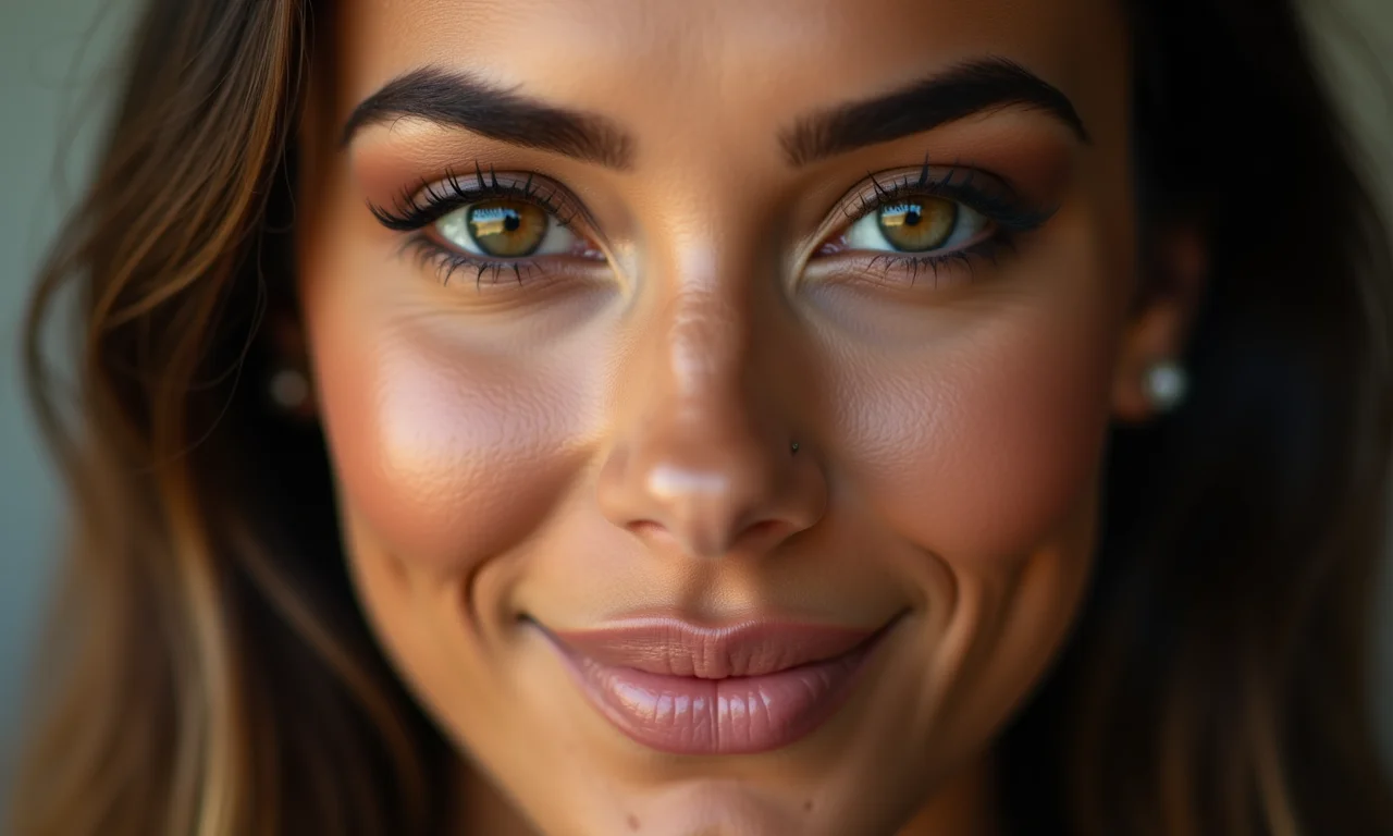 Contorno e iluminação para realçar traços do rosto.