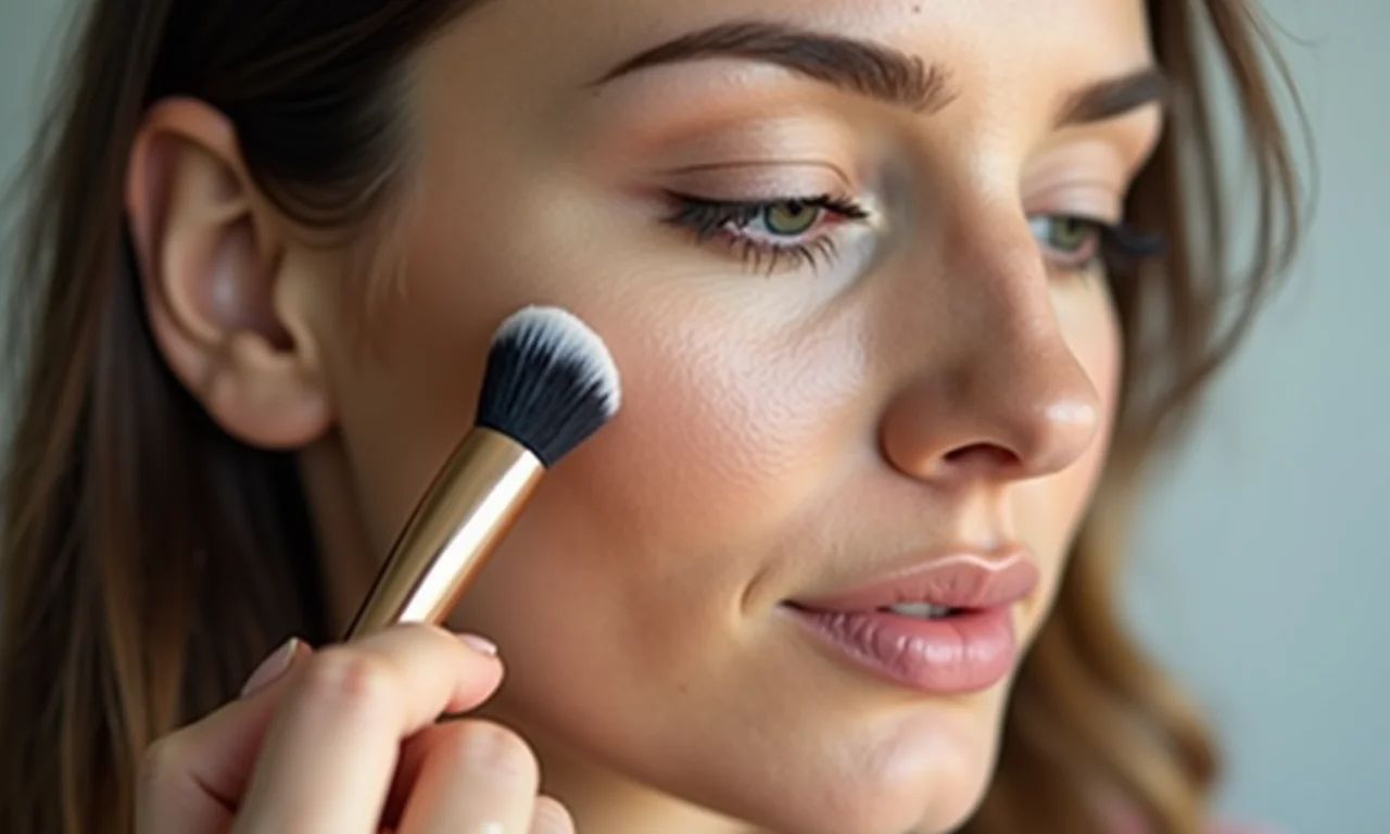 Contorno e iluminação realçando os traços do rosto para videochamada.