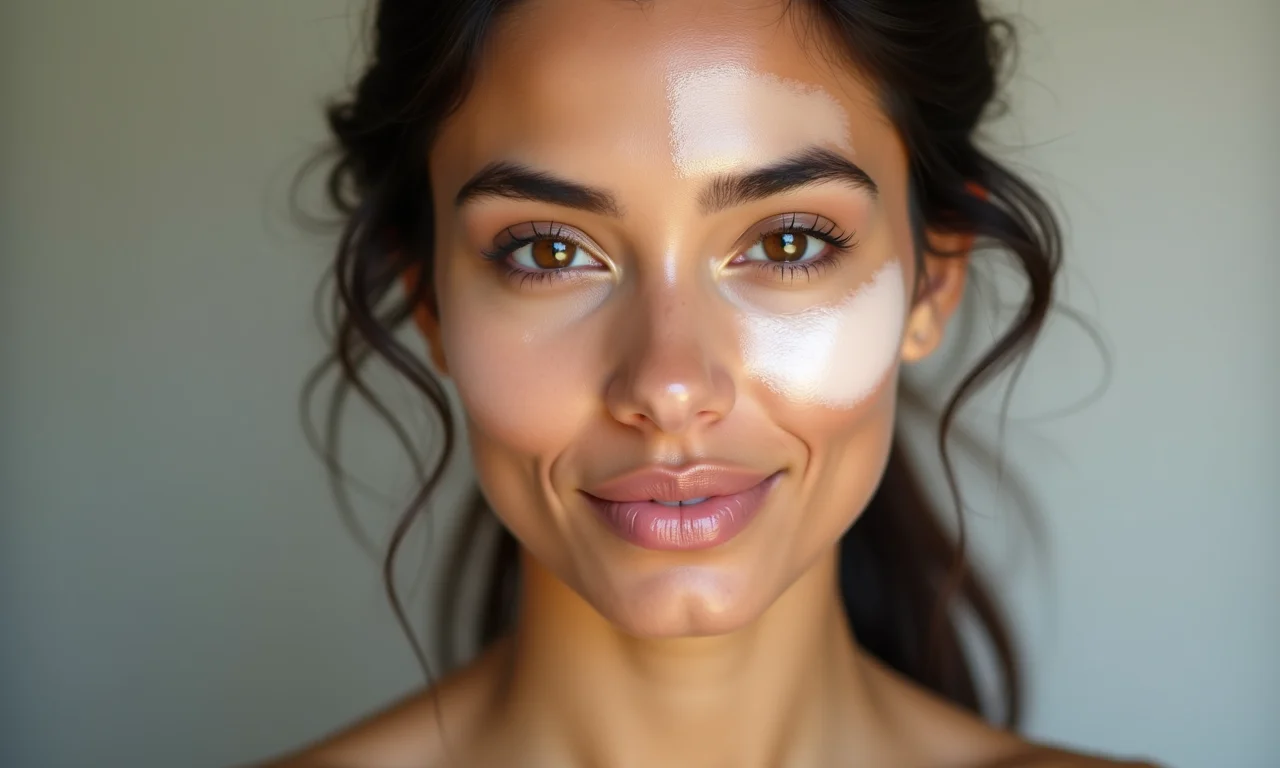 Contorno em pó versus contorno em creme.