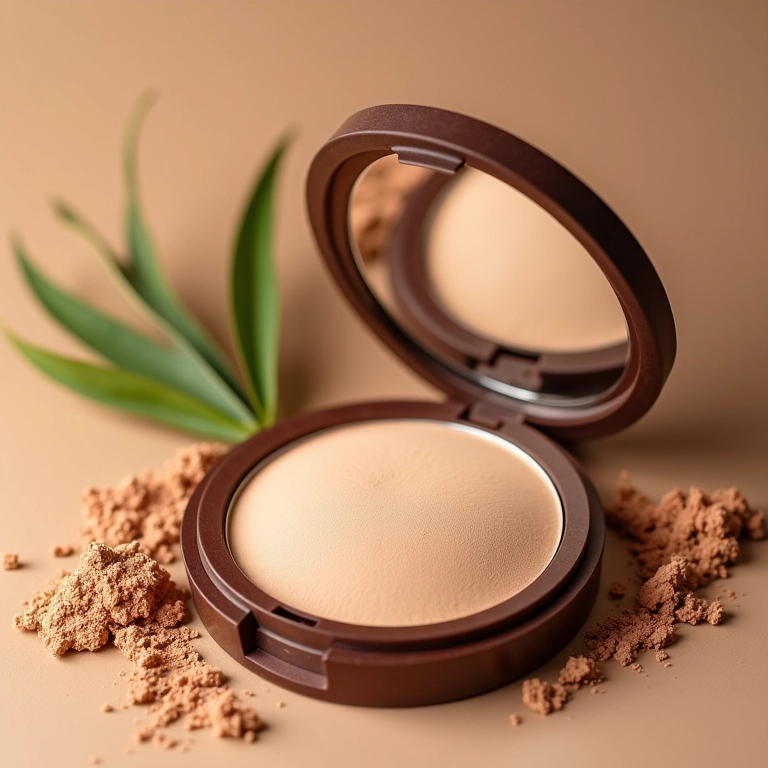 Contorno mineral vegano com ingredientes à base de plantas.