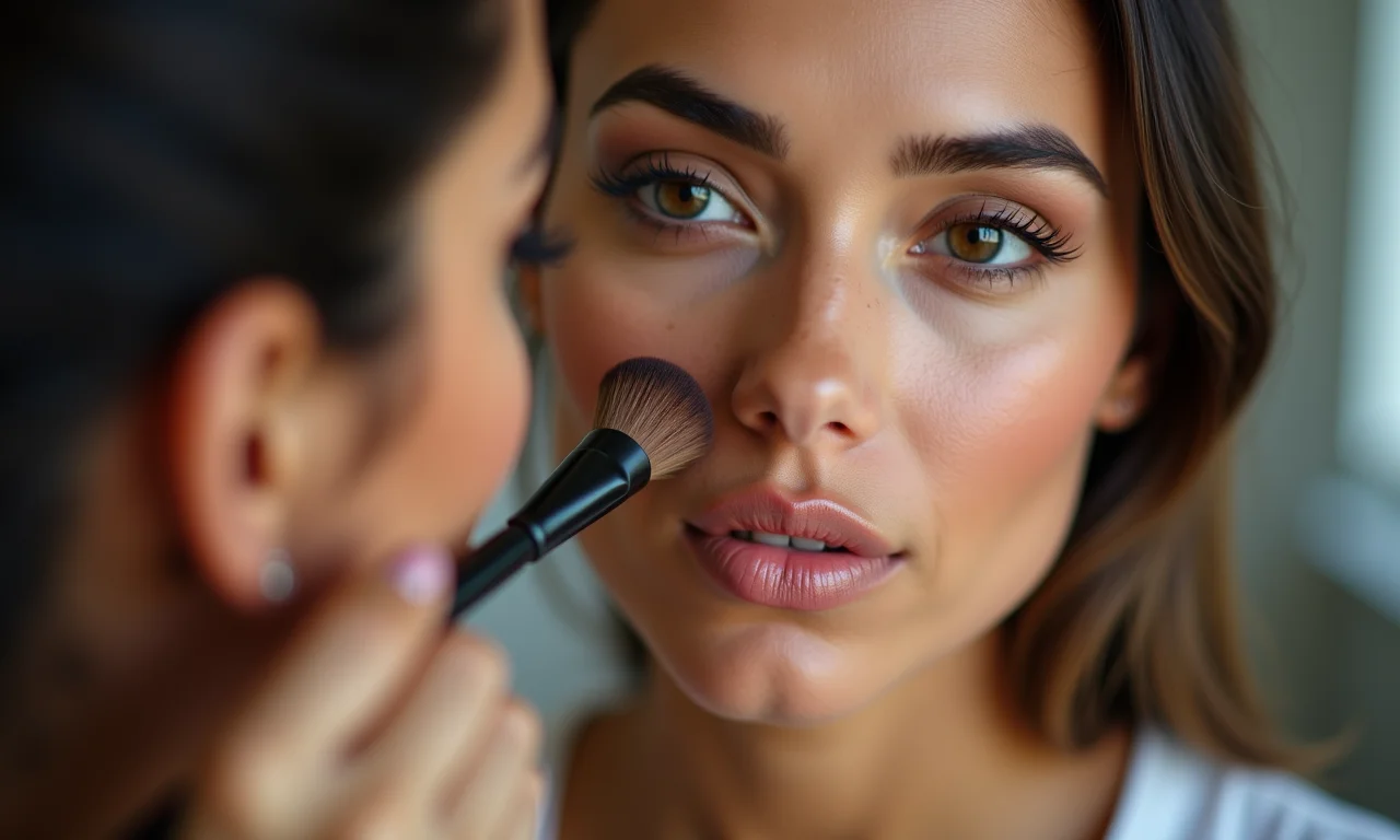 Contorno sutil na maquiagem natural