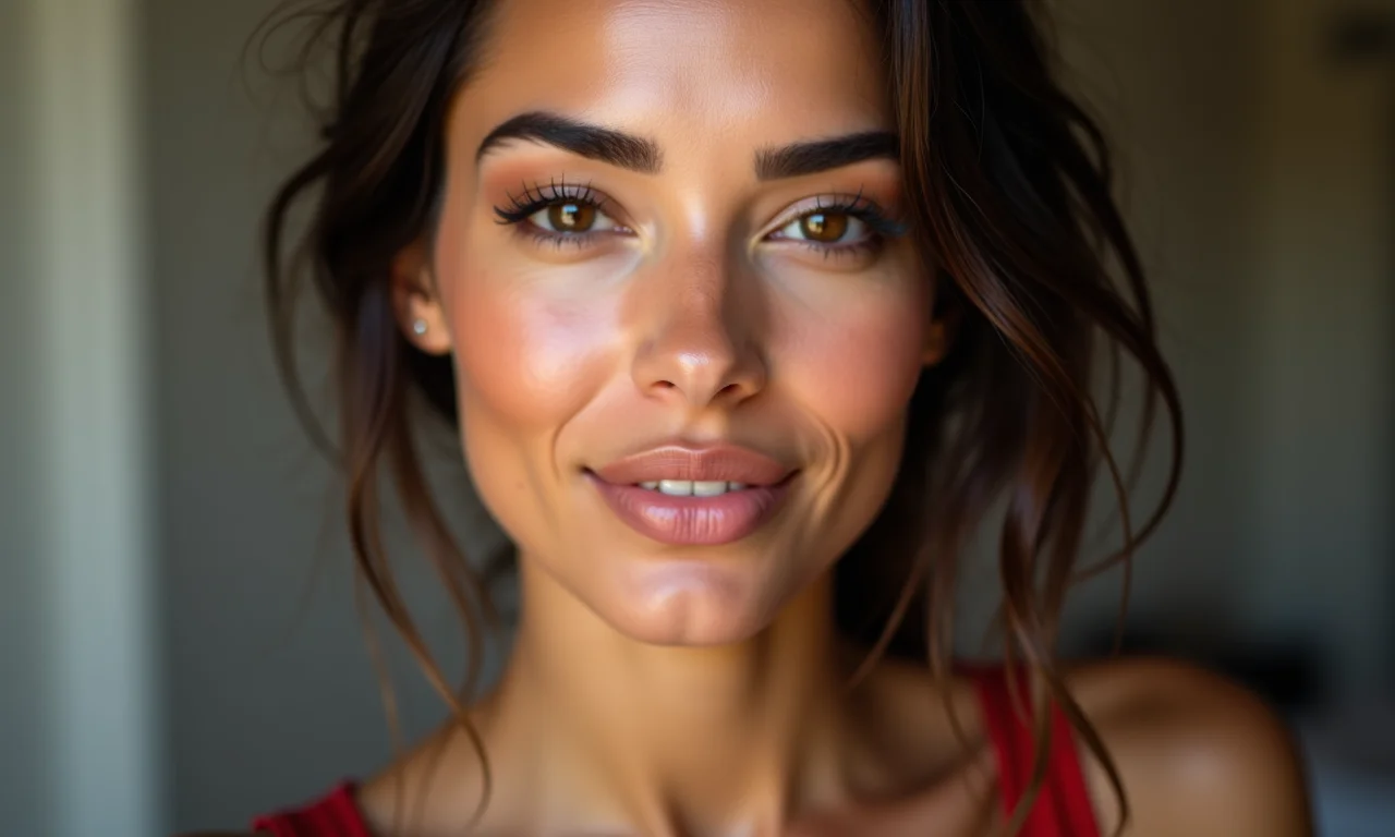 Contorno sutil valorizando os traços.