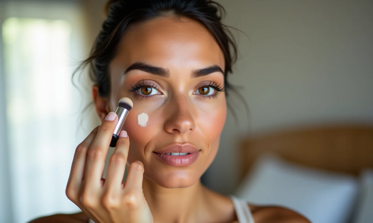 Corretivo para disfarçar olheiras e imperfeições.