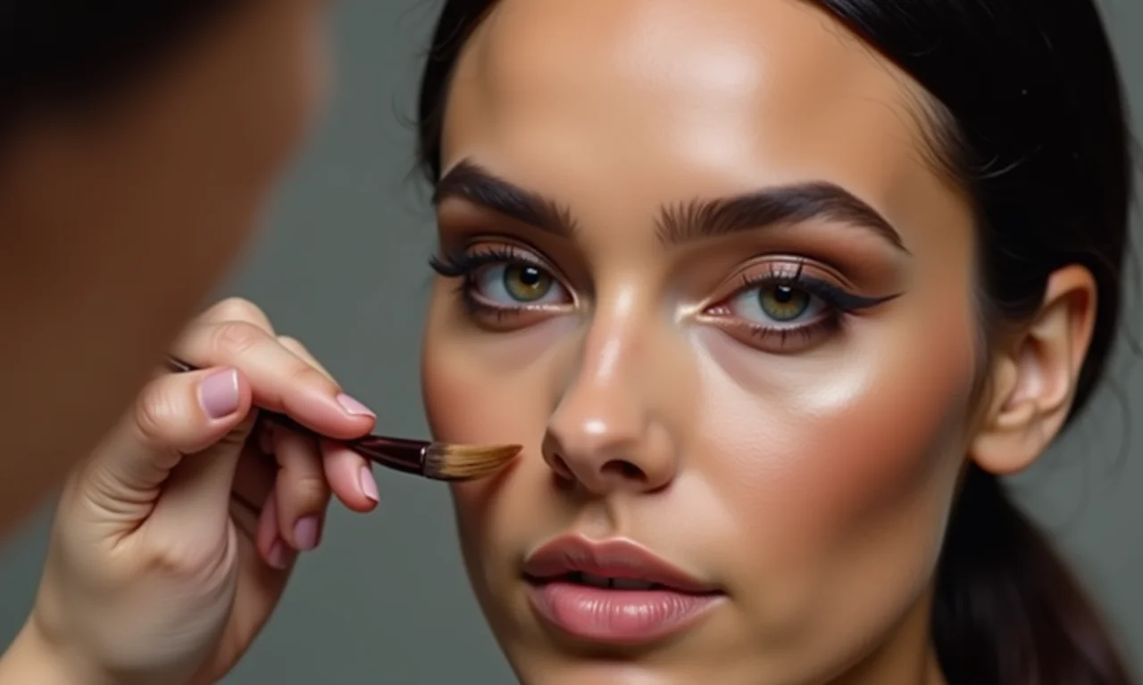 Definindo o côncavo com sombra marrom.