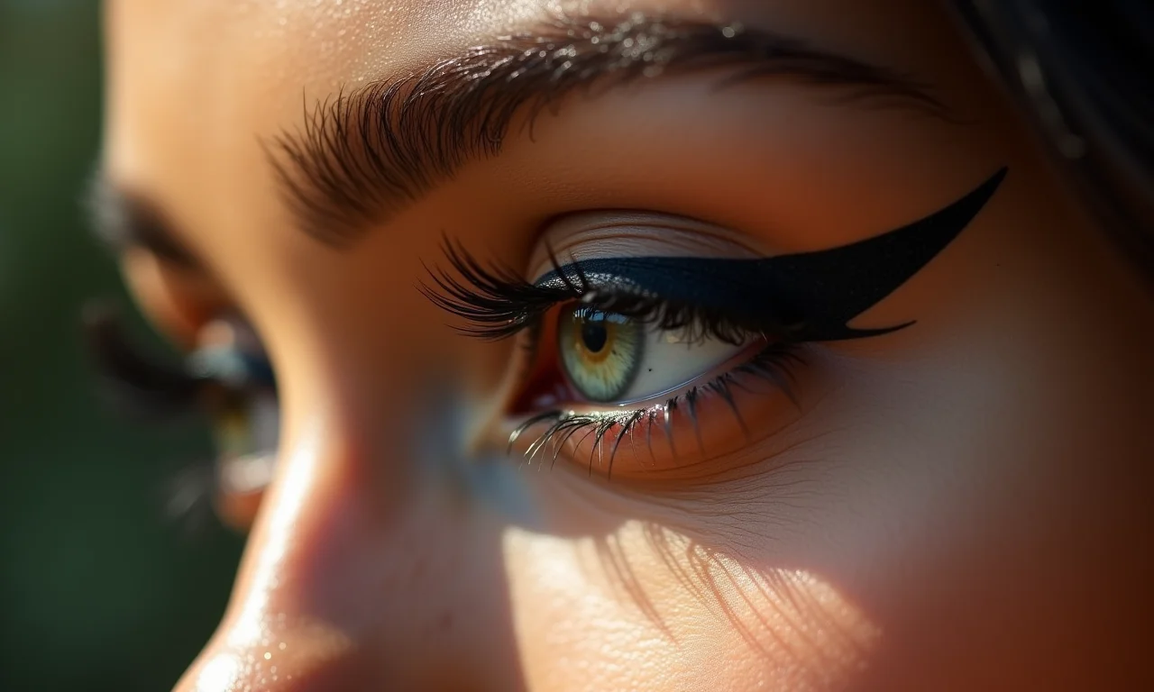 Delineado asa de anjo.