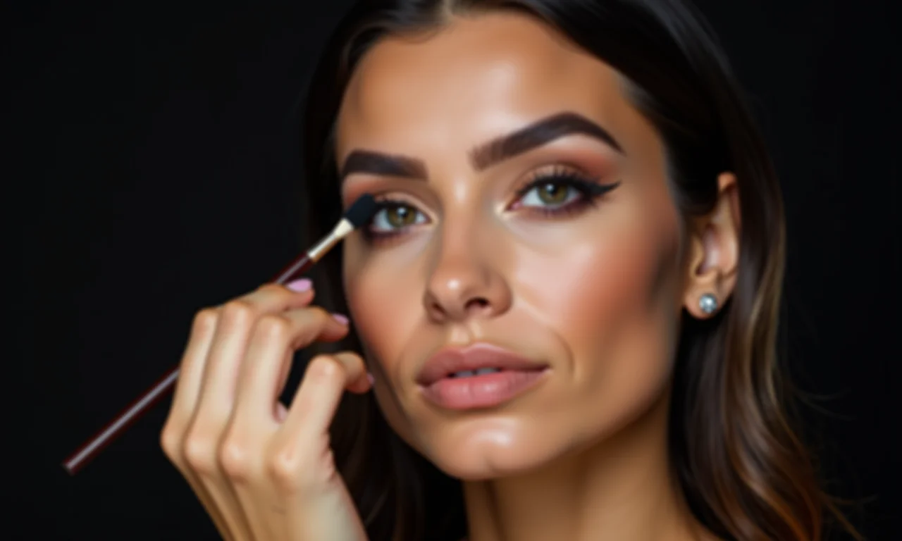 Delineado esfumado para um toque de mistério.