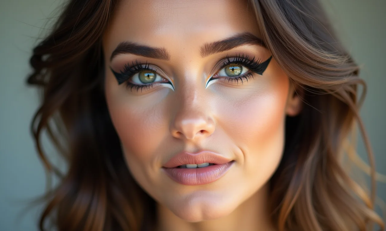 Delineado gráfico moderno e ousado.