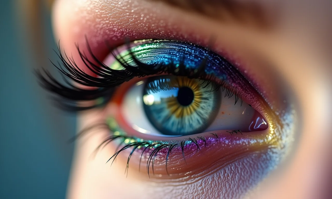 Delineado infinito colorido.