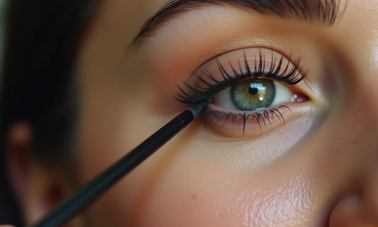 Delineador discreto para realçar o olhar.