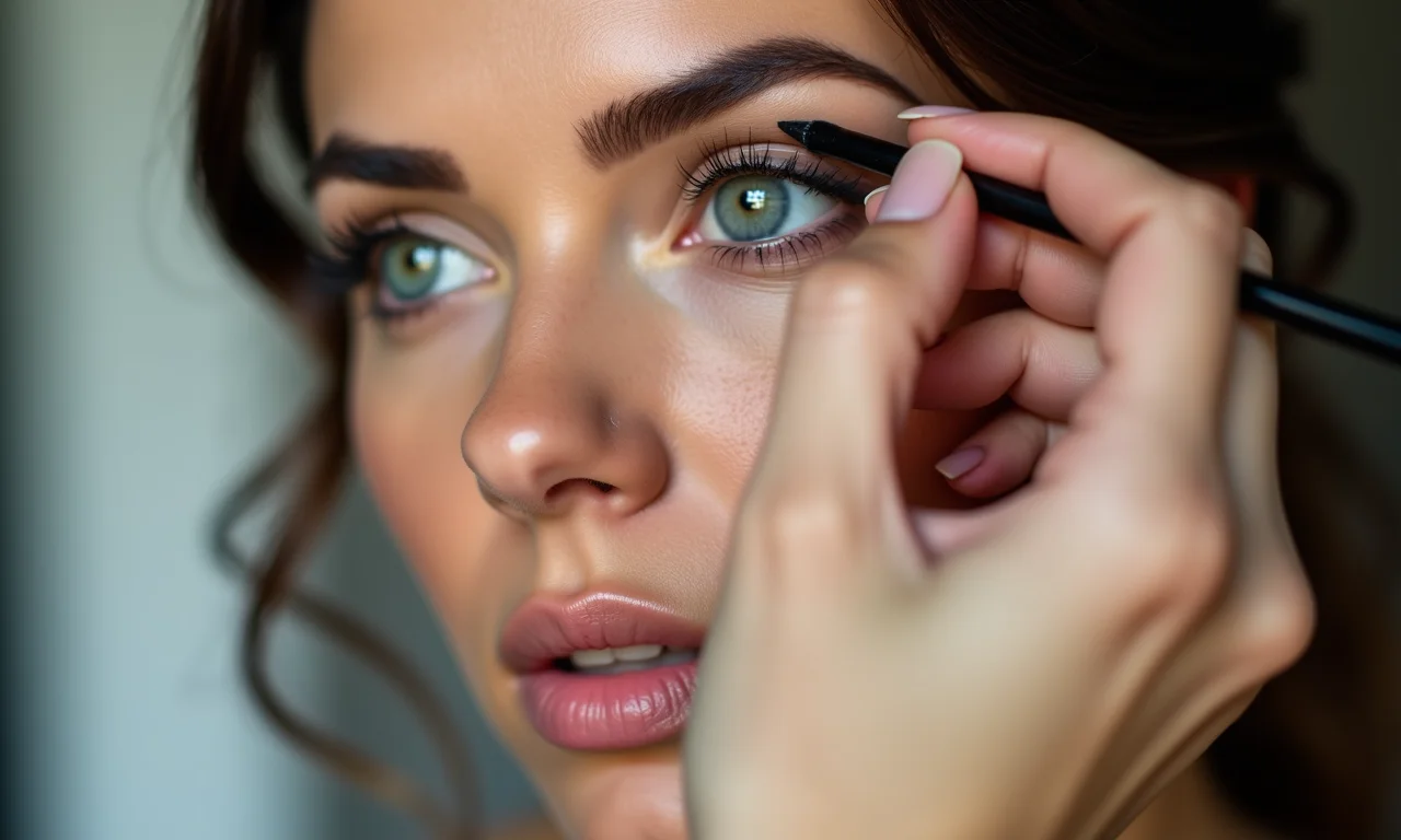 Delineador discreto para um toque de sofisticação na maquiagem.