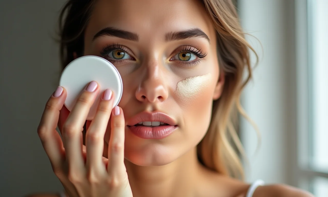 Demonstração de diferentes níveis de cobertura de bases cushion.