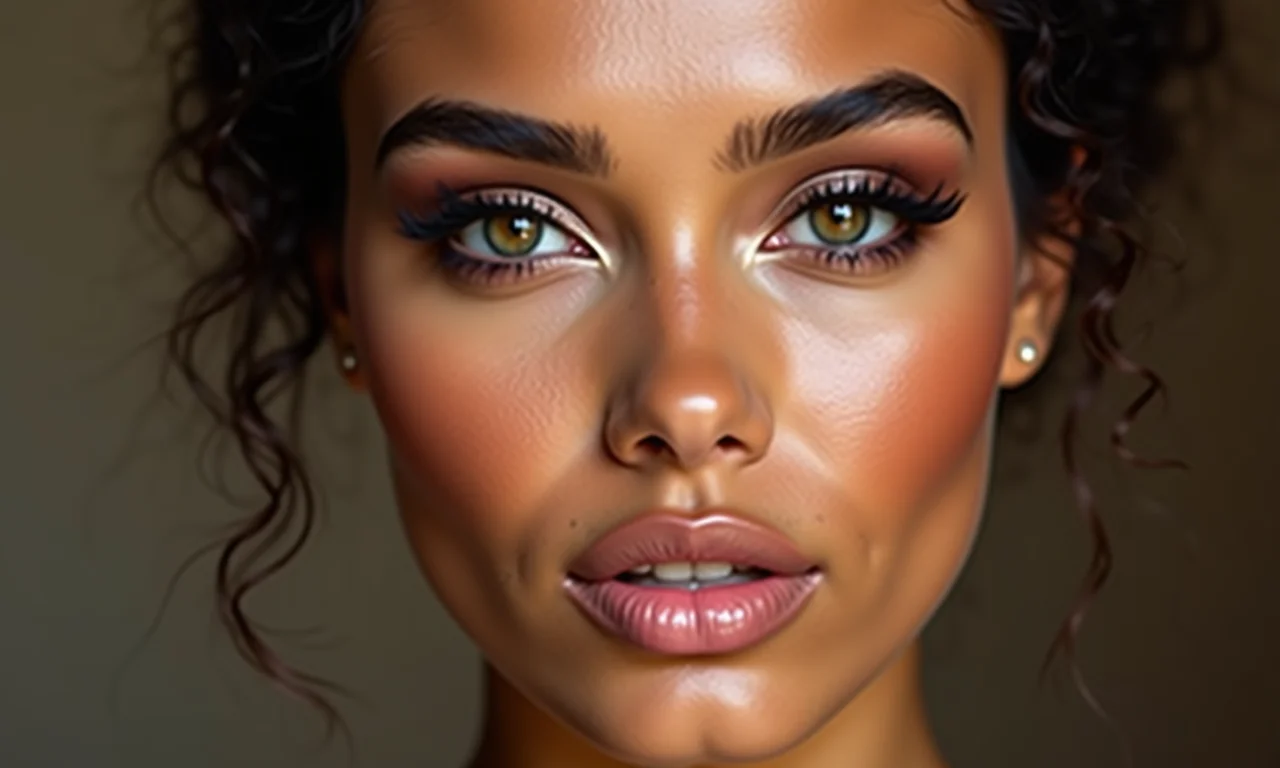 Efeito lifting com sombra.