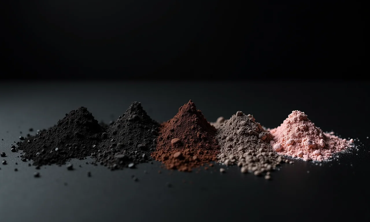 Escolhendo a sombra preta ideal para o esfumado.