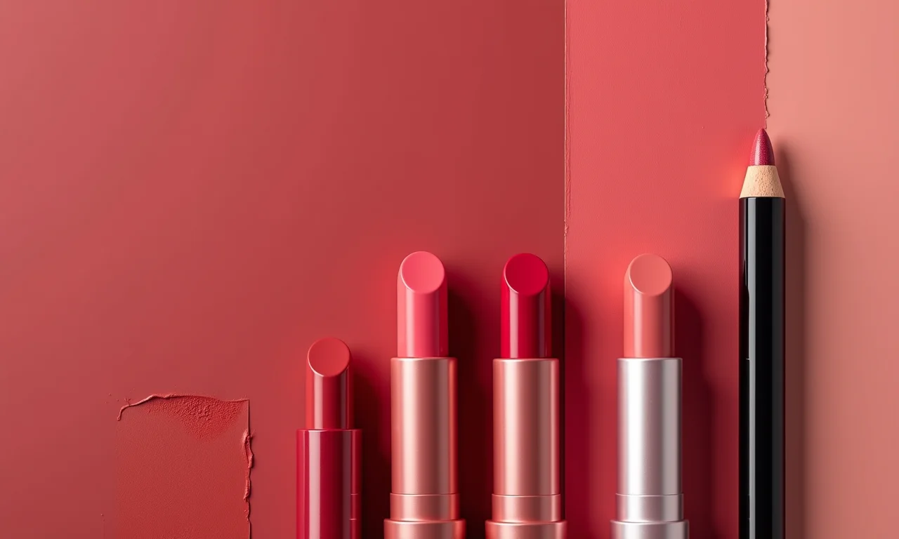 Escolhendo o batom ideal para combinar com o contorno labial.