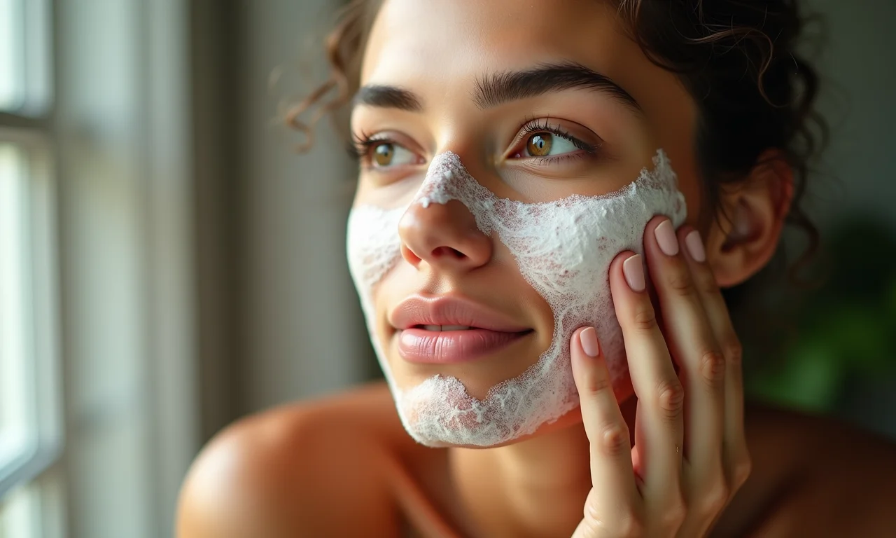 Esfoliação suave para remover células mortas e suavizar a pele.