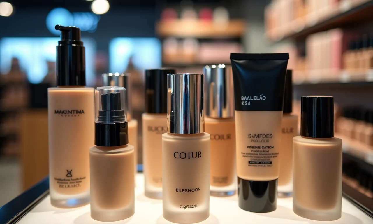 Exposição de bases de marcas populares.