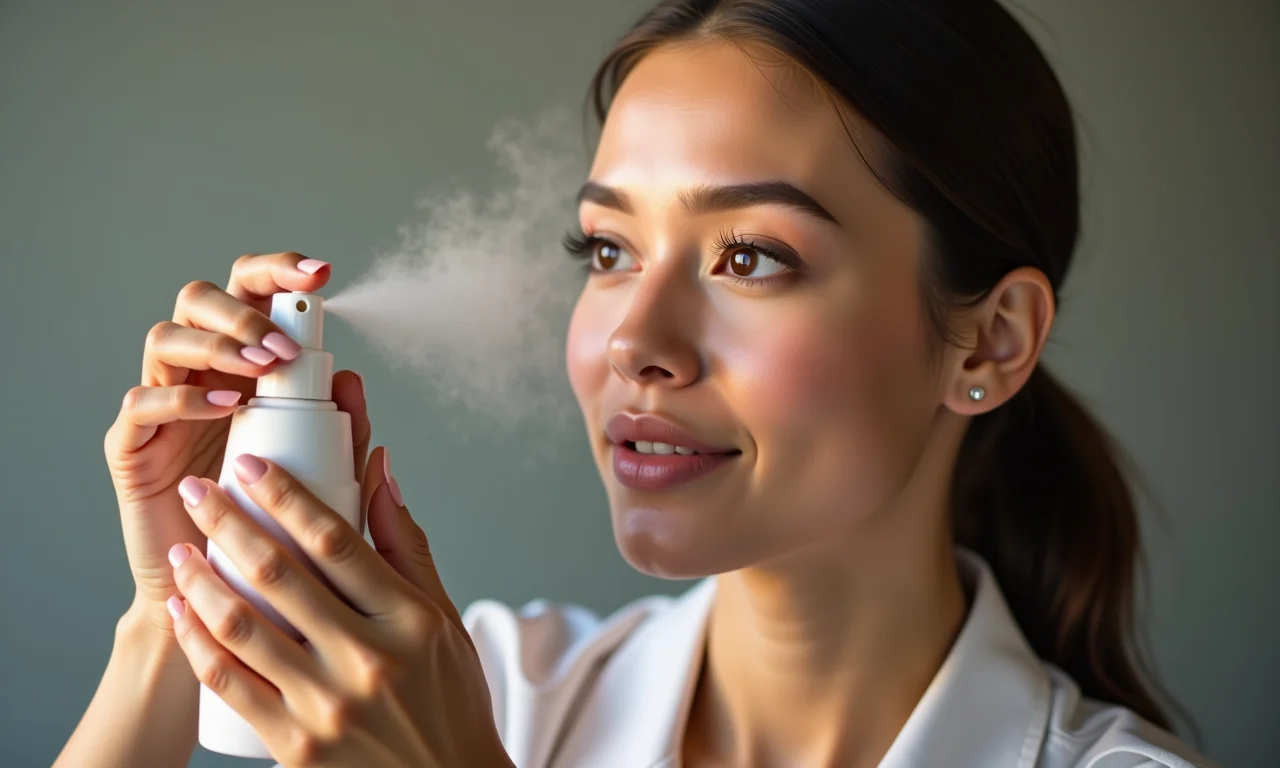 Finalizando com spray fixador.