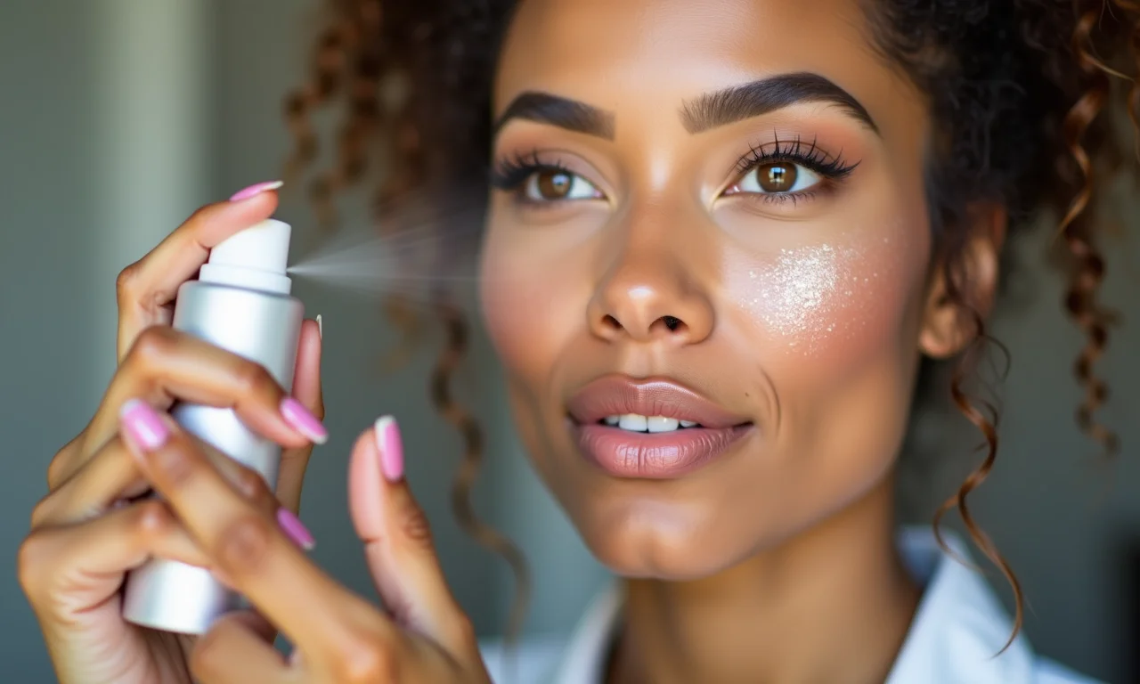 Fixador de maquiagem para durar a noite toda.