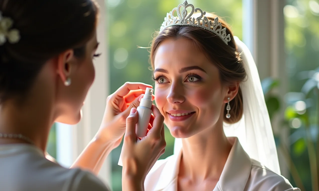 Fixador de maquiagem para garantir durabilidade o dia todo.