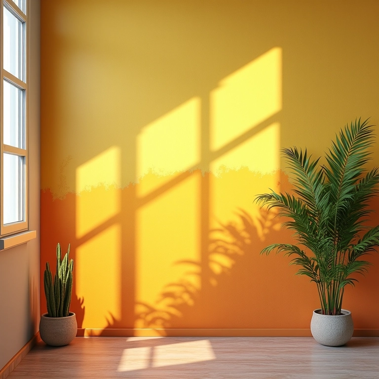 Fixador mineral prevenindo o desplacamento da tinta em parede vibrante.