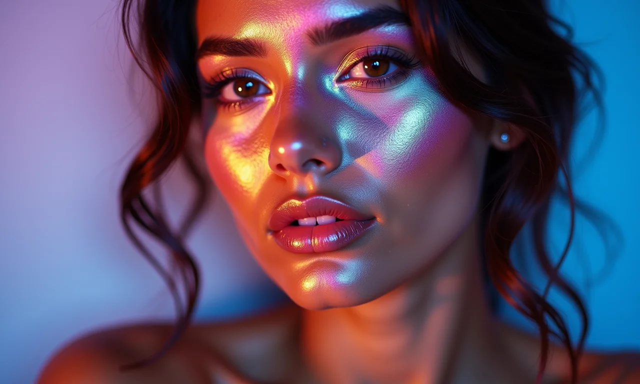 Iluminador holográfico para um brilho espacial.