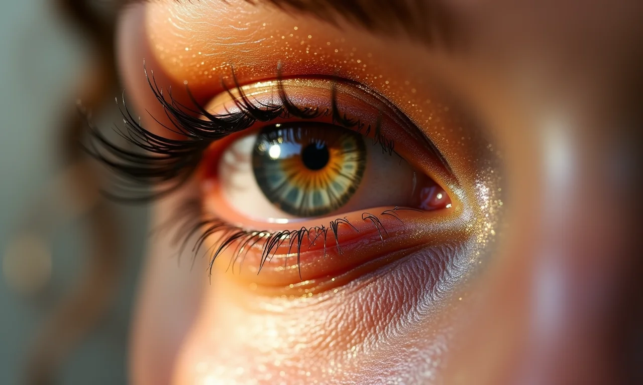 Iluminador líquido como sombra.