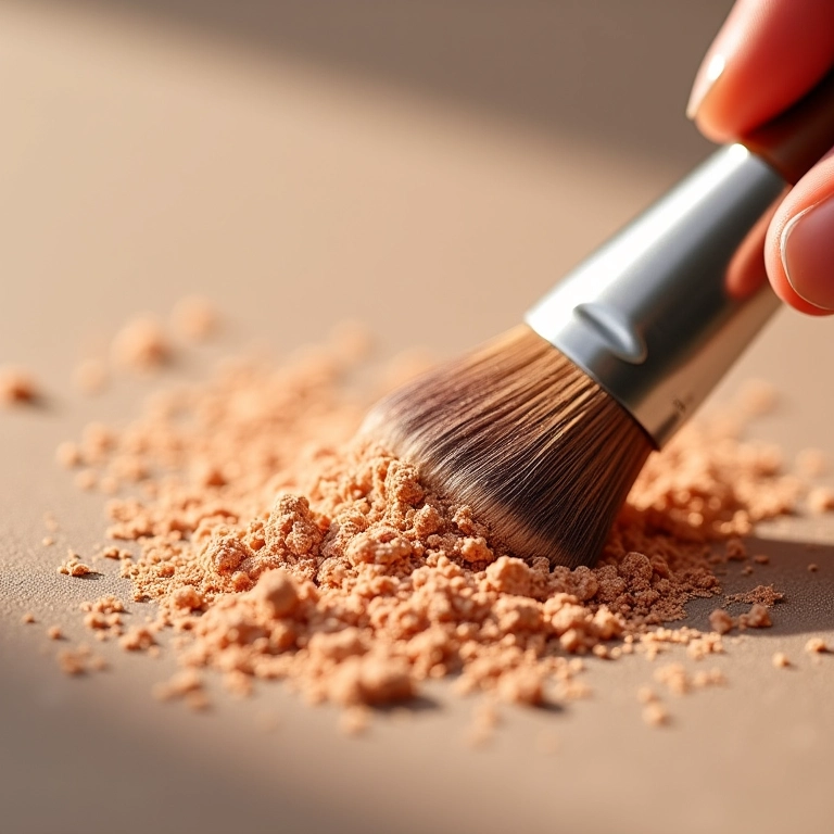 Iluminador mineral solto para brilho intenso.