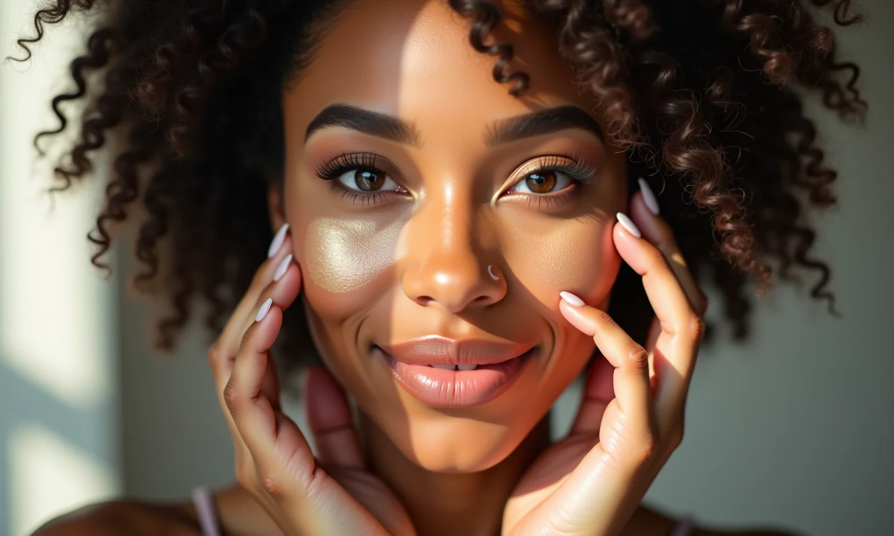 Iluminador: o toque final para uma make radiante no telemarketing.