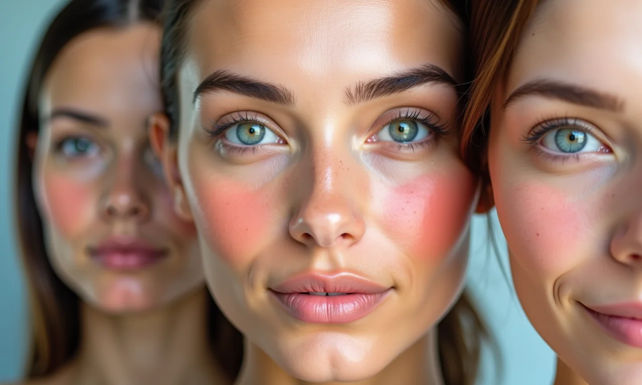 Iluminador para diferentes formatos de rosto.