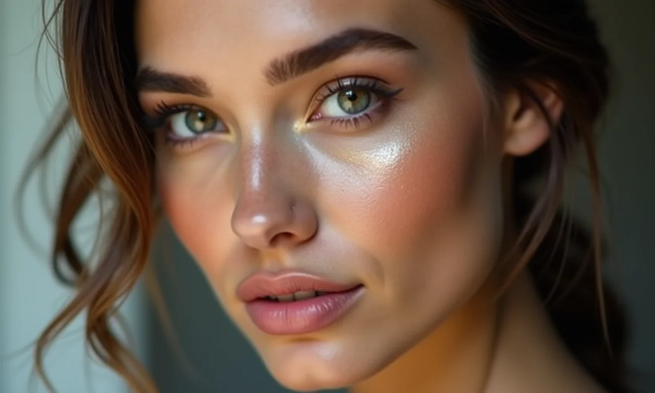 Iluminador para realçar os pontos fortes na soft grunge.