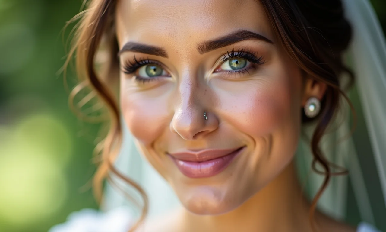 Iluminador para um glow natural na maquiagem de noiva.