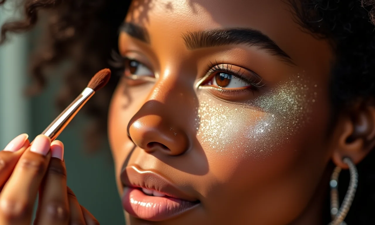 Iluminando a pálpebra móvel.