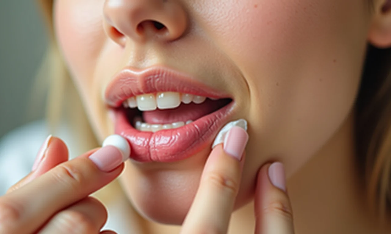 Lábios hidratados com um toque de cor.